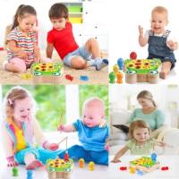 Juego de Pesca Magnético Montessori, Juguete magnético, Madera, Habilidades motoras - details 4