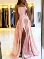 Elegante Vestido de Playa Maxi de Satén Legenda Sexy con Cordones Vestido de Noche Ajustable para Damas de Honor - details 7