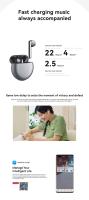 Huawei-Auriculares FreeBuds 4E con Bluetooth 5,2, cascos Inalámbricos con Cancelación Activa de Ruido, Plata, 2,0 - details 6