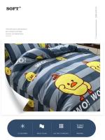 Cubierta de Edredón de Tamaño King con Diseño de Dibujos Animados Encantadores 220x240 Compatible con Cama Doble Amigable con la Piel y Cojín Incluye Funda de Manta y Funda de Almohada - details 1