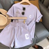Conjunto Deportivo Casual para Mujer Camiseta Corta, Top, Pantalones de Pierna Ancha - details 8