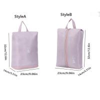 Bolsa de viaje impermeable para zapatos, ligera y transpirable, organizador con cremallera, bolsa de transporte para zapatos de gran capacidad - details 1
