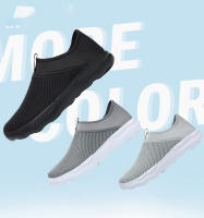 Zapatillas deportivas antideslizantes para hombre y mujer, zapatos transpirables para caminar, Tenis atlético, correr, gimnasio, viajes, trotar, color gris - details 2
