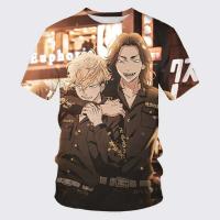 Nuevo Anime Tokyo Avengers 3D impreso de talla grande para hombres y mujeres camisetas Unisex Casual deportes de calle de secado rápido transpirable - details 6