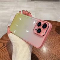 Funda de teléfono transparente de arcoíris degradado de lujo para iPhone 16 Pro Max 15 14 13 12 11 X XR XS Plus cubierta protectora de cámara a prueba de golpes - details 3