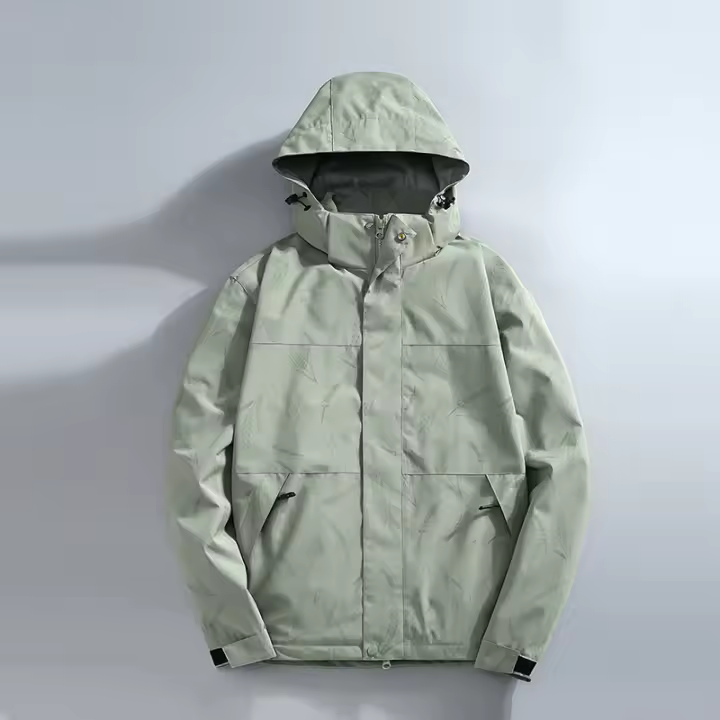 Chubasqueros impermeables con capucha para hombre y mujer, chaquetas de senderismo, cortavientos ligeros, carcasas duras - 1