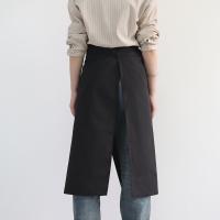 Delantal impermeable duradero y moderno, delantal ajustable de algodón dividido, delantal de cocina transpirable antiincrustante para el hogar - details 6