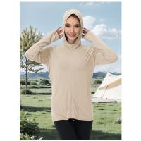 Ropa de protección solar de verano para mujer, ropa de mujer de gran tamaño, chaqueta fina, protección UV, mangas largas al aire libre - details 1