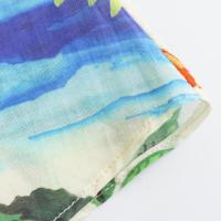 BUNO-novedad de verano, producto, camisa de manga corta estampada a la moda para mujer, conjunto informal de media falda por debajo de la rodilla de cintura alta - details 11