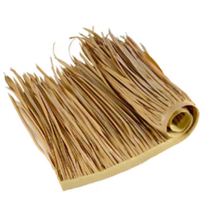 Alfalbra de Techo de paja para decoración, Tapete de Hierba, de paja de Palma Rollo, decoración de cubierta, paneles de techo decorativos, persianas - 1