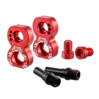 Piezas de bicicleta en forma de 8, asiento de extensión, media carga de coche, adaptador convertidor de freno Universal en V, aleación de aluminio, negro/rojo - details 9