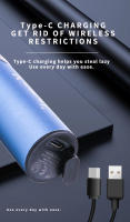Kemei-máquina de afeitar eléctrica para hombres, Mini afeitadora portátil, recortadora de barba, IPX5, impermeable, a la moda, tipo c, recargable por USB - details 5