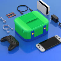 Bolsa de almacenamiento grande para Nintendo Switch, estuche protector de transporte de viaje para consola OLED Pro, accesorios para Switch - details 3