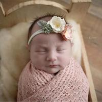 2023 Almohada y envoltura de tela de punto para recién nacidos, accesorios para fotografía de bebés - details 3