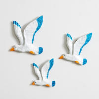 Estilo Mediterráneo resina gaviota pájaro pájaro pájaro marino decoración creativa Fondo pared colgante decoración del hogar Varios opcionales - details 12