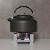 Estufa de Camping Portátil de Acero Inoxidable Cera Ligera de Alcohol para Cocinar en la Montaña, Pesca y Senderismo - details 0