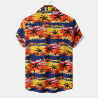Camisa de manga corta para hombre, Camisa ajustada con estampado de flores fragmentadas, serie CS, primavera y verano, 2024 - details 58