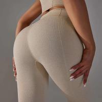 Hamidou-mallas sin costuras para mujer, mallas deportivas de cintura alta para entrenamiento, correr, Fitness, gimnasio, Scrunch Butt, ropa deportiva - details 24