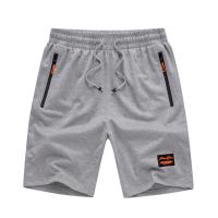 Pantalones cortos de algodón de los hombres casuales verano nueva moda con bolsillos laterales y cremallera pantalones de correr al aire libre - details 8