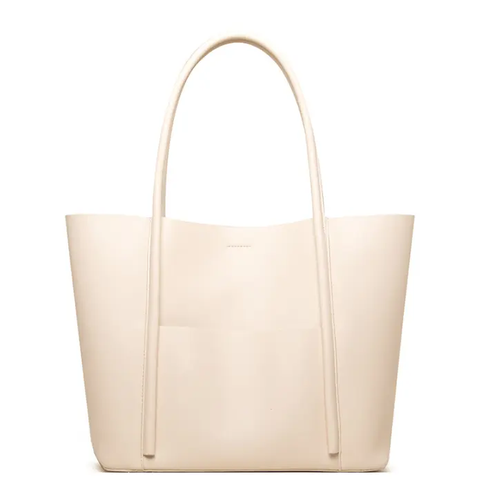 Bolsa de cuero genuino para mujer, bolso de gran capacidad, con dos capas de cuero vacío, 2024 ZP - 1