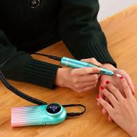 Taladro Eléctrico de Uñas Profesional de Alta Velocidad, 35.000 RPM, Portátil y Recargable por USB, Sin Calor, Batería - details 0