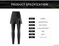 WOSAWE Pantalones de Ciclismo para Mujeres Tights de MTB Reflectantes con Falda - details 6