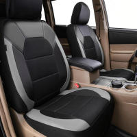 Funda universal para asiento de coche de cuero PU, lona duradera, cojín y funda para asiento, protección completa, 9 unidades por juego - details 10