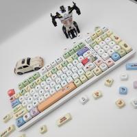Crayon pequeña nueva clase MOA altura keycap teclado mecánico tapa personalidad personalizada lindo polvo sublimación PBT keycap (teclado no incluido) - details 3