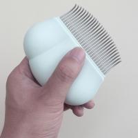 3 uds todas las longitudes de cabello cepillo para el cuidado de mascotas autolimpieza peine de masaje ergonómico forma de concha cepillo removedor de pelo herramientas de desprendimiento - details 14