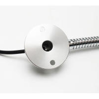Lámpara LED de lectura de mesita de noche, luz de cuello de cisne largo, DC5V, USB, L40cm, CNC, con interruptor, negra, plateada, 4000K, para reparación de trabajo - details 4