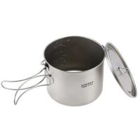 Lixada - maceta colgante portátil de titanio ultraligera, 900 ml/1600 ml, con asa plegable con tapa, utilizada para acampar al aire libre, hacer senderismo, - details 36