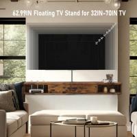 Soporte de TV de Madera Flotante Estante de Pared para TV Mueble de Madera para TV Colgante - details 41