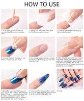 KADS-puntas de uñas postizas profesionales, 500 piezas, con gradiente brillante, de colores, fáciles de operar - details 4