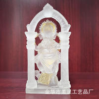 Adorno de Dios elefante, artesanía de resina de vidrio de agua, decoración india tailandesa de alta calidad - details 9