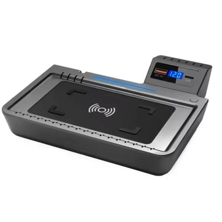 Cargador inalámbrico Qi para Ford Explorer 2023-2020 Placa de carga rápida para teléfono móvil Accesorios de interior Modificación de piezas - 1