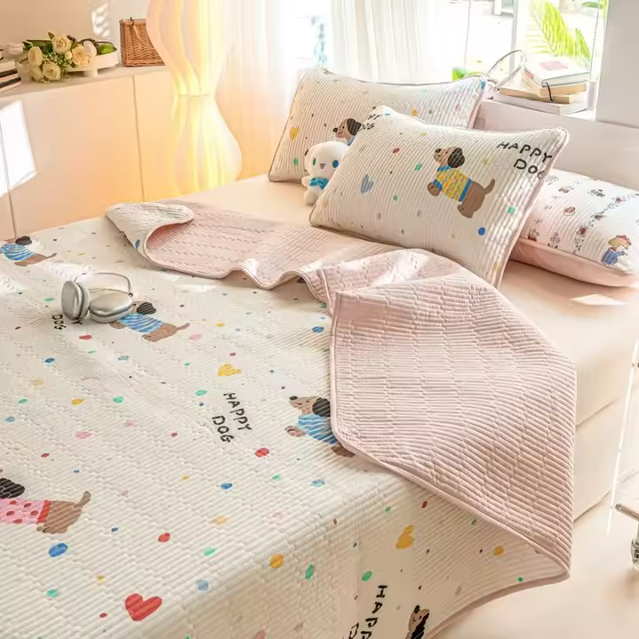 Juego de Cama de Algodón Puro para Niños Sábana de Tatami de Temporada Completa - 1