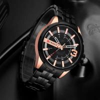 Reloj de Acero Inoxidable con Cuarzo de Lujo CURREN 8333 Accesorio Individual para Hombres de Negocios Resistente al Agua Moda Casual - details 6