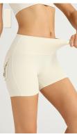 ZHUMU GYM Pantalones Cortos de Yoga de Cintura Alta Secado Rápido, Transpirables, Adecuados para Workout en Gimnasio, Ciclismo, Deportes al Aire Libre - details 9