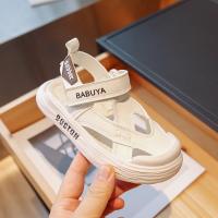 Sandalias de verano para niños y niñas, zapatos de playa ligeros y sencillos, a la moda y cómodos, suela suave, estilo romano, antipatadas, novedad de 2024 - details 6