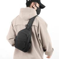 Bolso de pecho antirrobo para hombre, pequeña mochila de viaje para mujer, bolso impermeable de nailon para deportes al aire libre, bandolera tipo bandolera - details 17