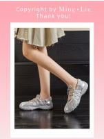 Nuevos zapatos Mary Jane de malla transpirable blanca, zapatos casuales de alta gama para mujer, zapatos de moda. - details 13