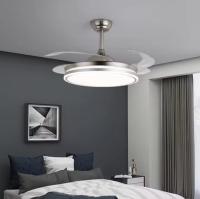 Ventilador de Techo con Motor DC y Aspas Desplegables con Luz Led 36W MEMORIA y Regulable en intensidad DIMMER (Luz nocturna) - Silencioso y eficiente - Control Remoto incluido - Ideal para dormitorios y Comedores - details 3