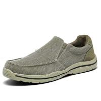 Nuevos zapatos funcionales de lona de alta calidad, zapatillas informales sin cordones de talla grande 47 para hombre, mocasines, zapatos clásicos para correr en la ciudad, marca - details 2