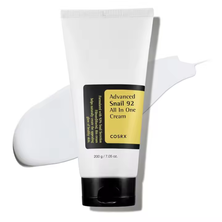 COSRX Snail Mucin 92% Hidratante, Regalos del Día de la Madre Mamá, Crema de Gel Facial de Reparación Diaria Tipo Tubo para Pieles Secas y Sensibles, - 1