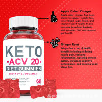 Slim Detox Pérdida de Peso Sidra de Manzana Fit Keto ACV 20 Gomitas - details 1