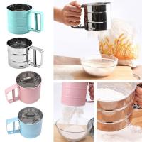 Tamiz de harina de acero inoxidable, tamiz de polvo de taza, Gadget de cocina de malla para pasteles, tamiz de malla de azúcar, tamiz para hornear - details 1