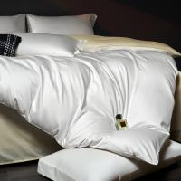 Juego de Ropa de Cama de Algodón Pima Antibacteriano 5A Alta Densidad, Alta Cuadros, Tamaño Rey, Cómodo - details 7
