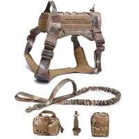 Chaleco Táctico Militar para Mascotas Correa de Entrenamiento al Aire Libre para Perros Medianos y Grandes Collar Incluido - details 29