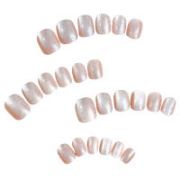 Uñas postizas cortas de Ojos de gato para decoración de uñas, ambiente de primavera, decoración de manos, arte de uñas - details 7