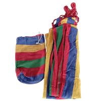 Hamaca de tela para 1-2 personas con correas para árboles, hamaca colgante a rayas de 264 libras de capacidad, 102x32 pulgadas para exteriores e interiores con bolsa de transporte - details 5